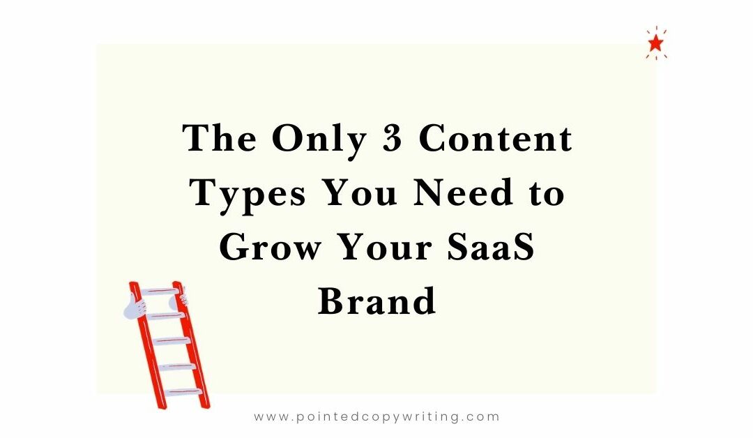 Don’t Believe The Hype: These 3 Types of Content Are All You’ll Ever Need to Grow Your SaaS Brand
